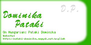 dominika pataki business card
